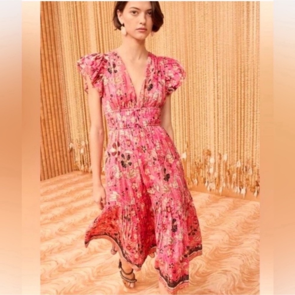 ULLA JOHNSON Hollyhock Angelica Dress Sz 4